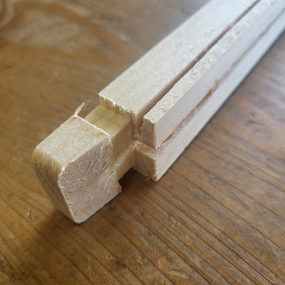 Deep 9 1/8 Inch Langstroth Frame, Wedged Top / Split Bottom with Holes