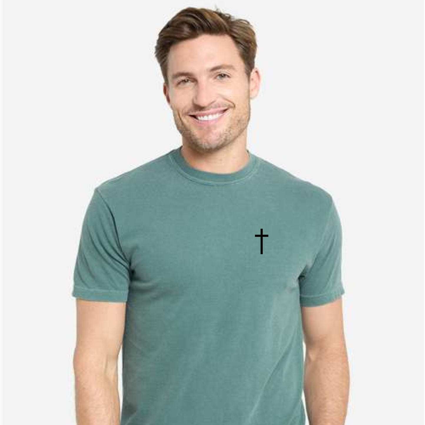 Everyday Cross Tee: 100% ring-spun cotton