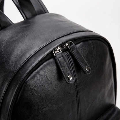 Men’s Leather Backpack – 15.6 Laptop Ready Scratch-Resistant