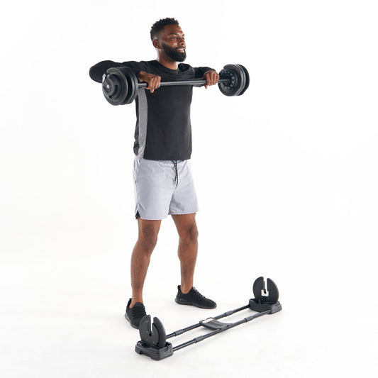 Echelon Strength Adjustable Dumbbells with Stand