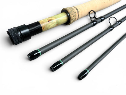 Tidewater Virtue 5wt 9ft - Birdseye Burl x Mantis x Blackout