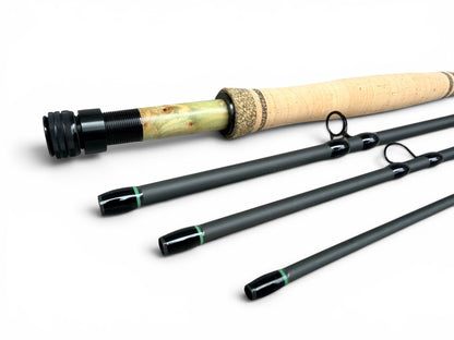 Tidewater Virtue 5wt 9ft - Birdseye Burl x Mantis x Blackout