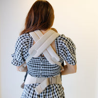 Coco Cream - Cotton Linen Baby Carrier (7-35 lbs)