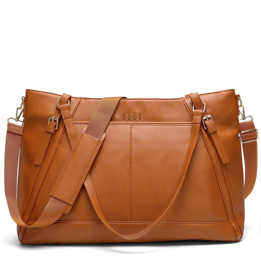 Leisure Luxe 33L Vegan Leather Weekender Tote Bag