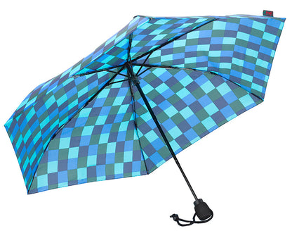 Light Trek ULTRA Hiking Umbrella – Ultralight 6.7oz, Carbon Frame, Compact, Windproof to Force 11, UV Protection, Quick-Dry Rain & Sun Canopy