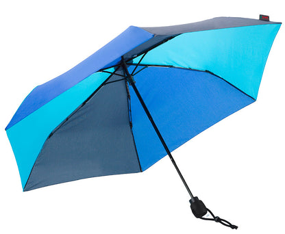 Light Trek ULTRA Hiking Umbrella – Ultralight 6.7oz, Carbon Frame, Compact, Windproof to Force 11, UV Protection, Quick-Dry Rain & Sun Canopy