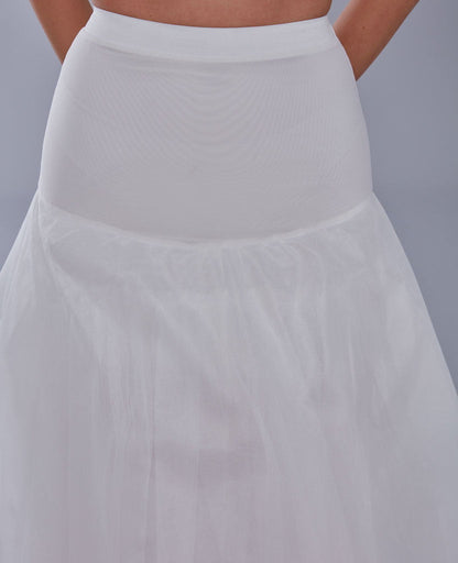 A-line Wedding Dress Underskirt, White Petticoat Skirt