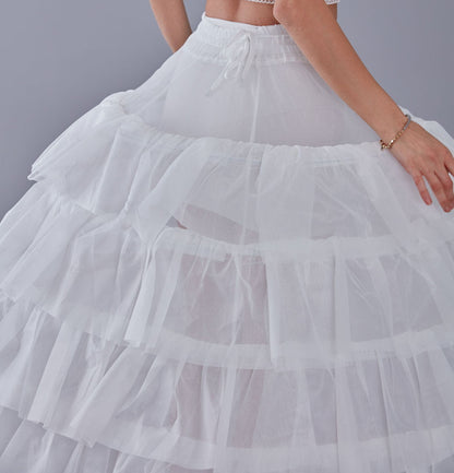 Wedding Dress with Underskirt-Quinceanera Dress Petticoat-Bridal Ball Gown Crinoline