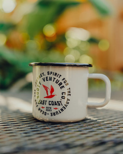 Gray Enamel Mug