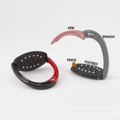 American Equus Elite "Escape" Crystal Edition Safety Stirrups