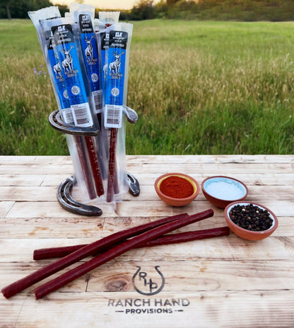 Elk Jerky Stick — Peppered