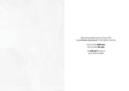 Endless Dance in the Father's Hands - Brunette Version Greeting Card
