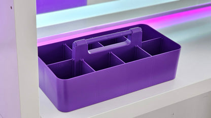 Enjoy Organizer  3 Pack, Large Plastic Storage Caddy with Handles Made in USA