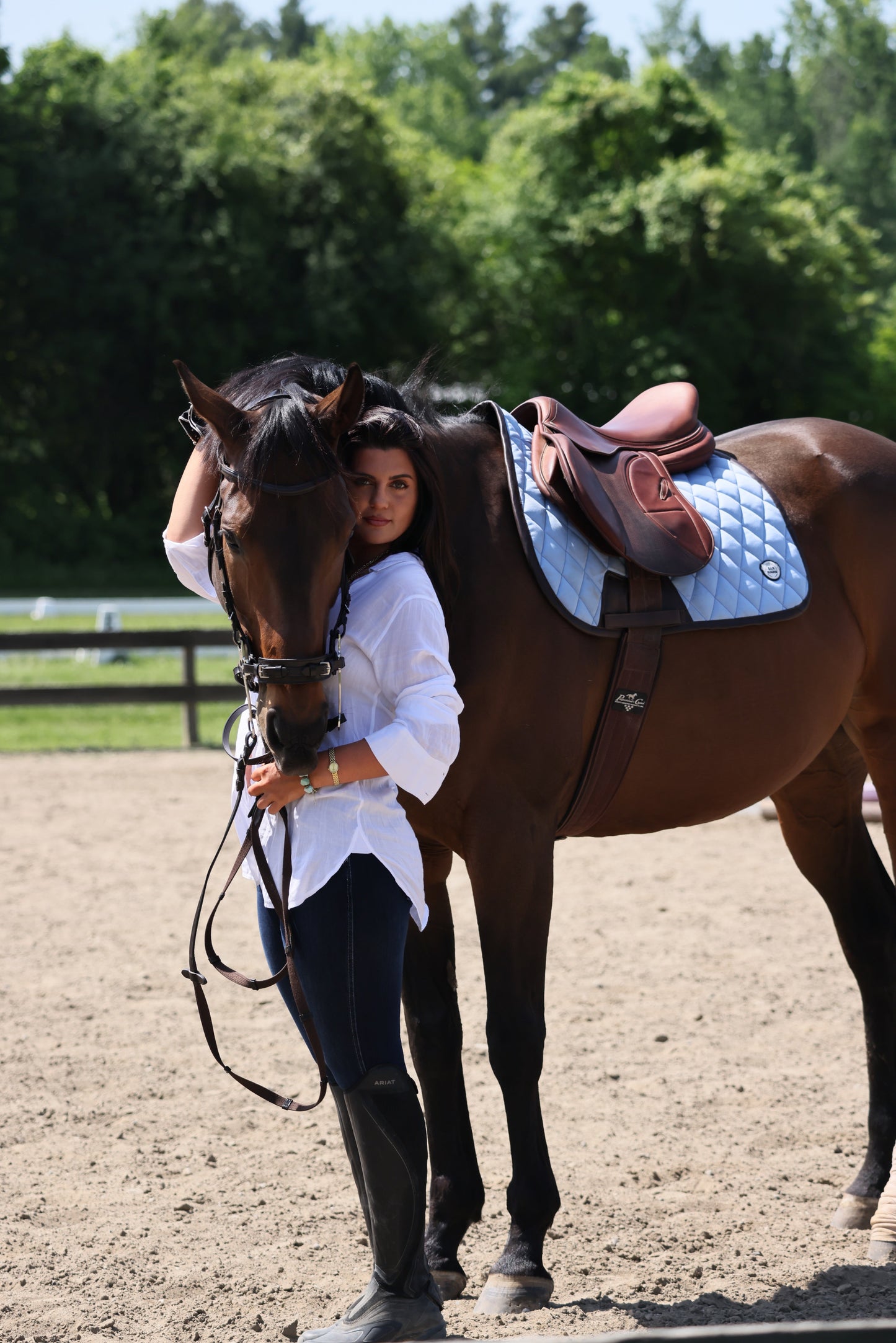 Jump Saddle Pad | Light Blue
