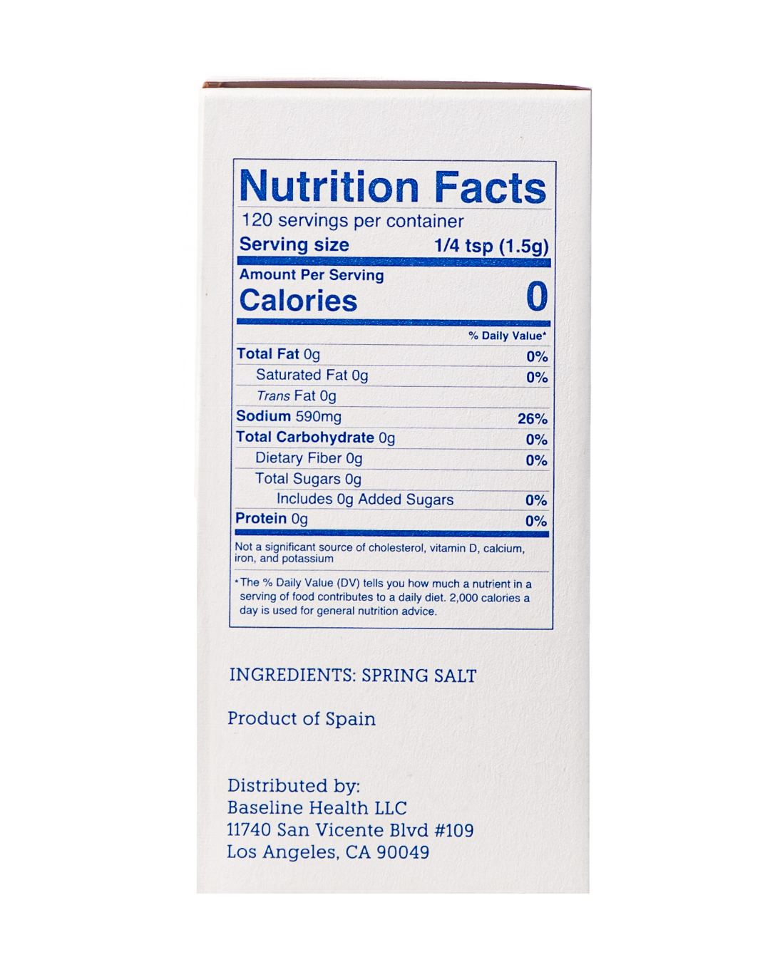 Fleur de Sel Spring Salt (180g) - Microplastic Free