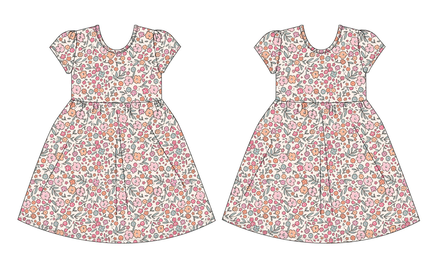 Blossom Bestie: Skater Dress