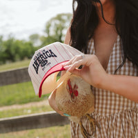 Made in America - Red Stripe Vintage Trucker Hat