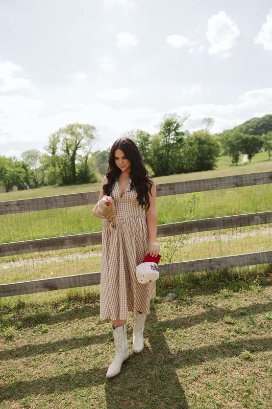 Made in America - Red Stripe Vintage Trucker Hat