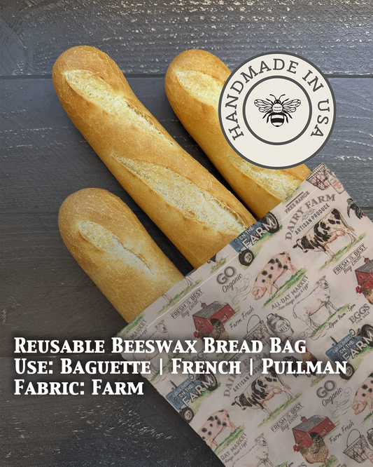 Baguette | Beeswaxed Bag