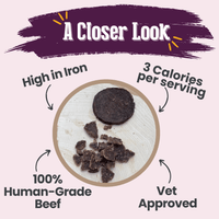 Beef Crumbles Cat Treats | High Protein Treats for Cats