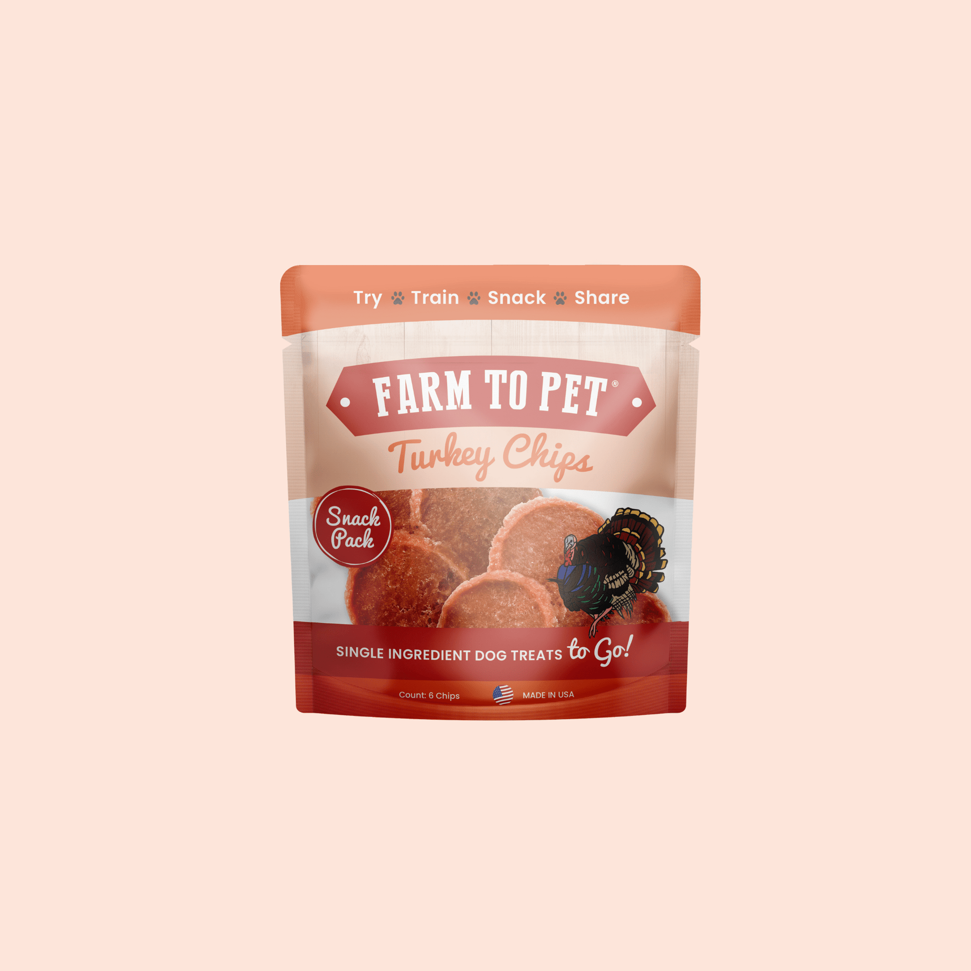 Turkey Chips Snack Pack Bundles | Low Allergen Treats for Training