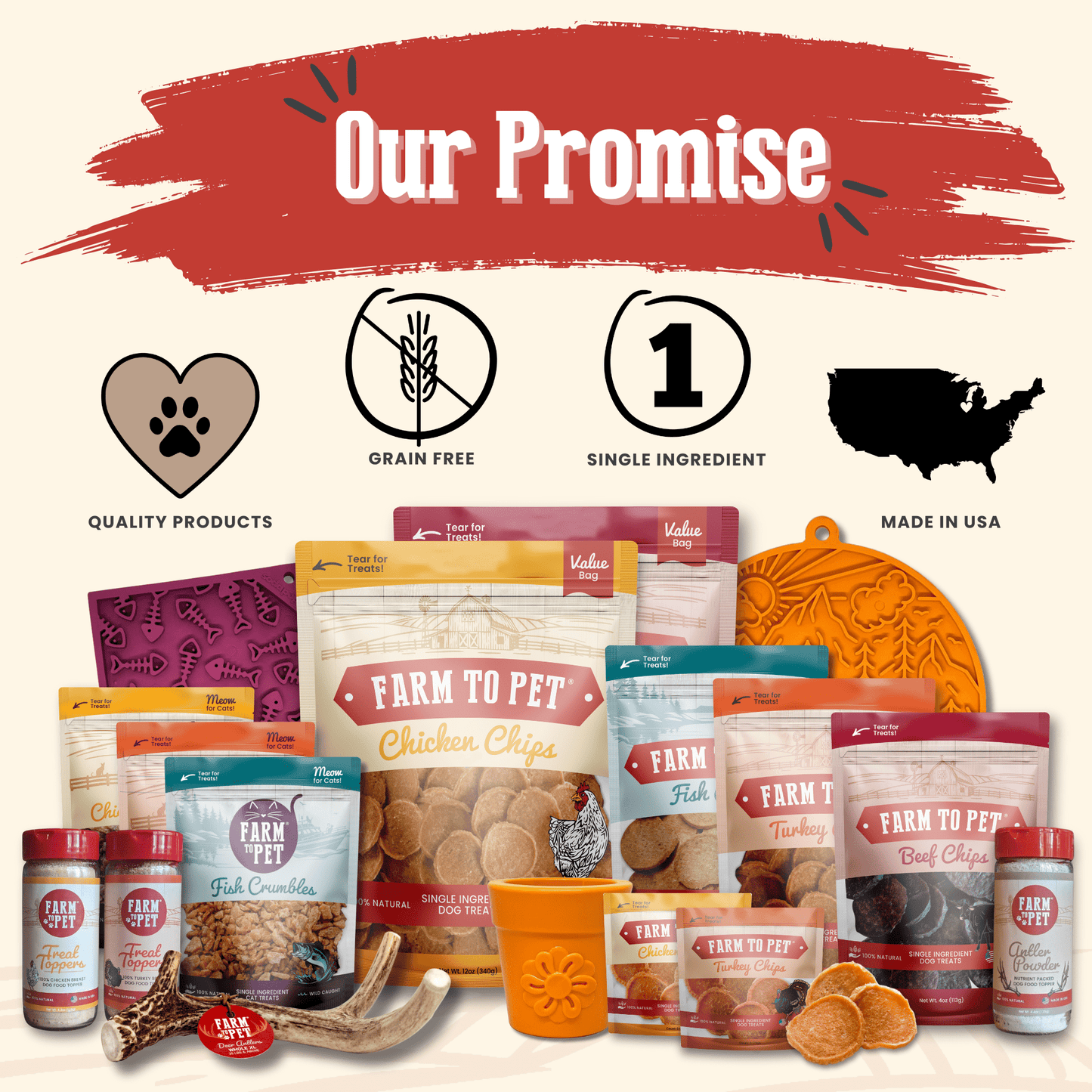 Puppy Packs 'n Snacks Dog Treat Starter Pack | Single-Ingredient Training Treats