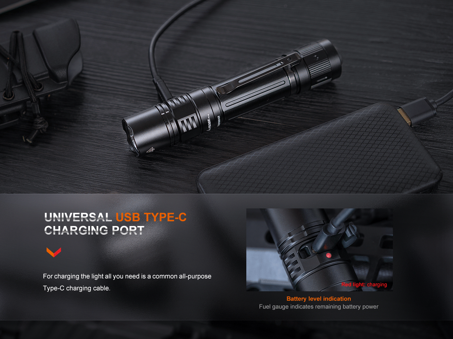 Fenix PD36R Pro 2800 Lumen Flashlight + FREE E03R V2 Keychain Light