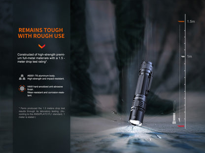 Fenix PD36R Pro 2800 Lumen Flashlight + FREE E03R V2 Keychain Light