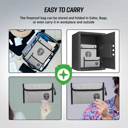 FireVault Compact Fireproof Bag
