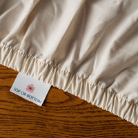 Cotton Single [Separate] Fitted Bed Sheet