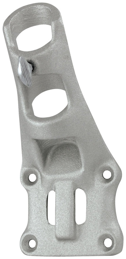Aluminum 1" Flagpole Bracket - Silver