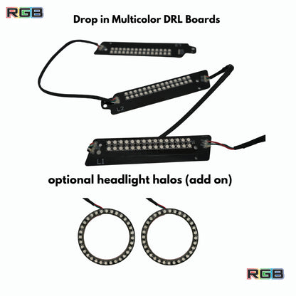 Ford Mustang Multicolor Flow Series DRL Boards (2015-2017)