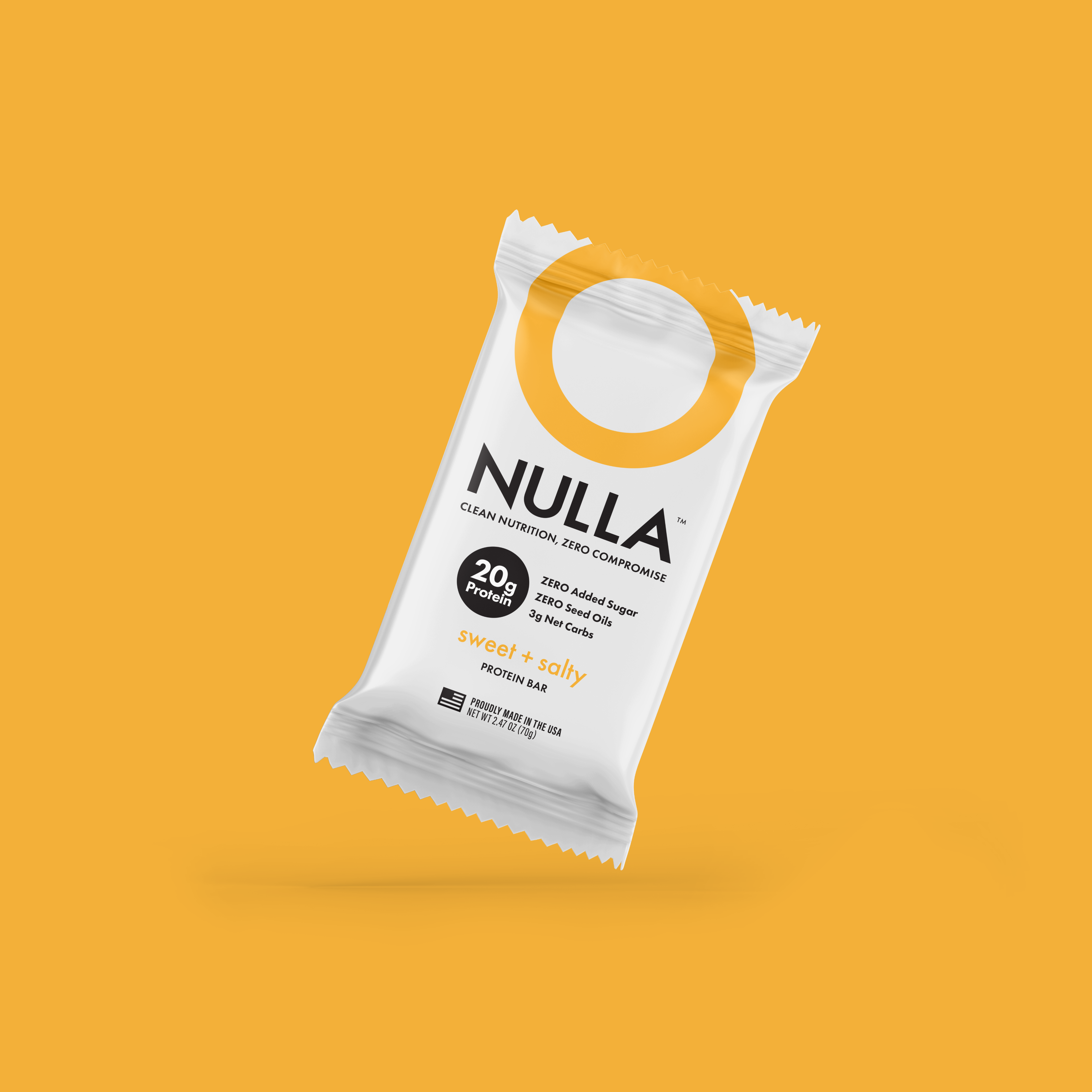 CleanForm Nutrition Nulla Protein Bar - 2 Flavors - Box of 12