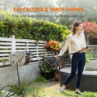 Wall Mounted Hose Reel-Stainless Steel-Heavy Duty