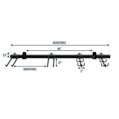 G-Hike & Camp | Adjustable Wall Storage System | Holds 300 lbs