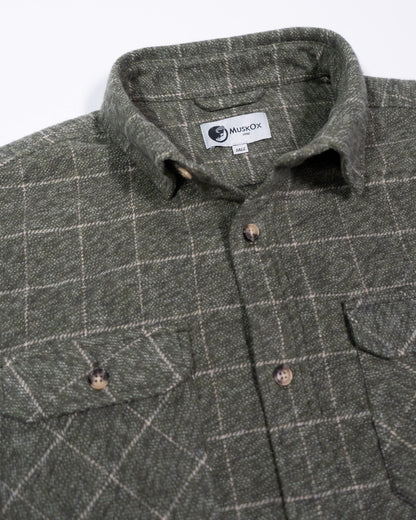 Grand Flannel, Moss Green