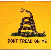 Gadsden Flag with Grommets Along the Edges for Wall Hanging