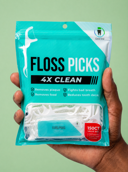 Floss Picks - 150 Count with Travel Case