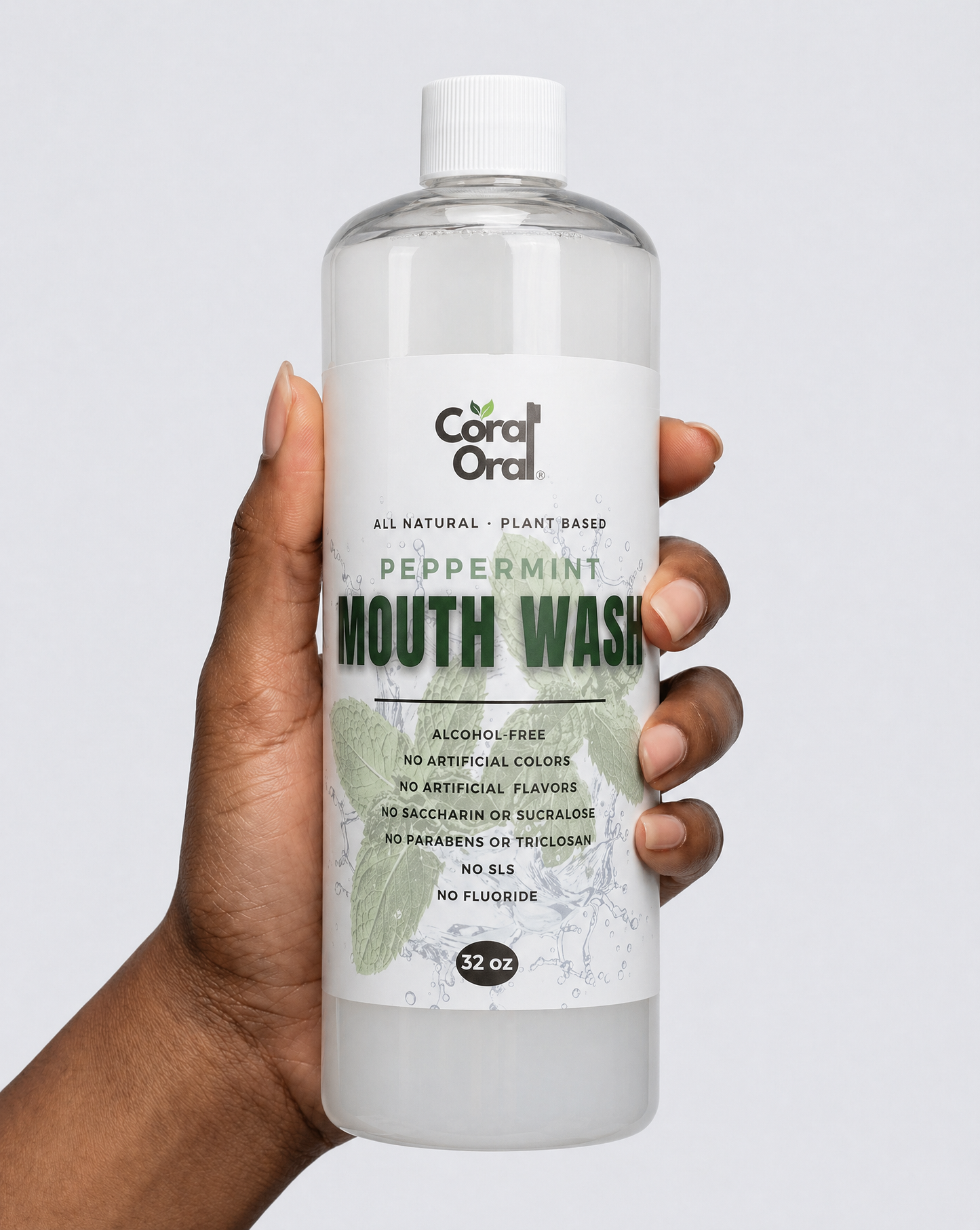 Peppermint Mouth Wash (Family Size) 32oz