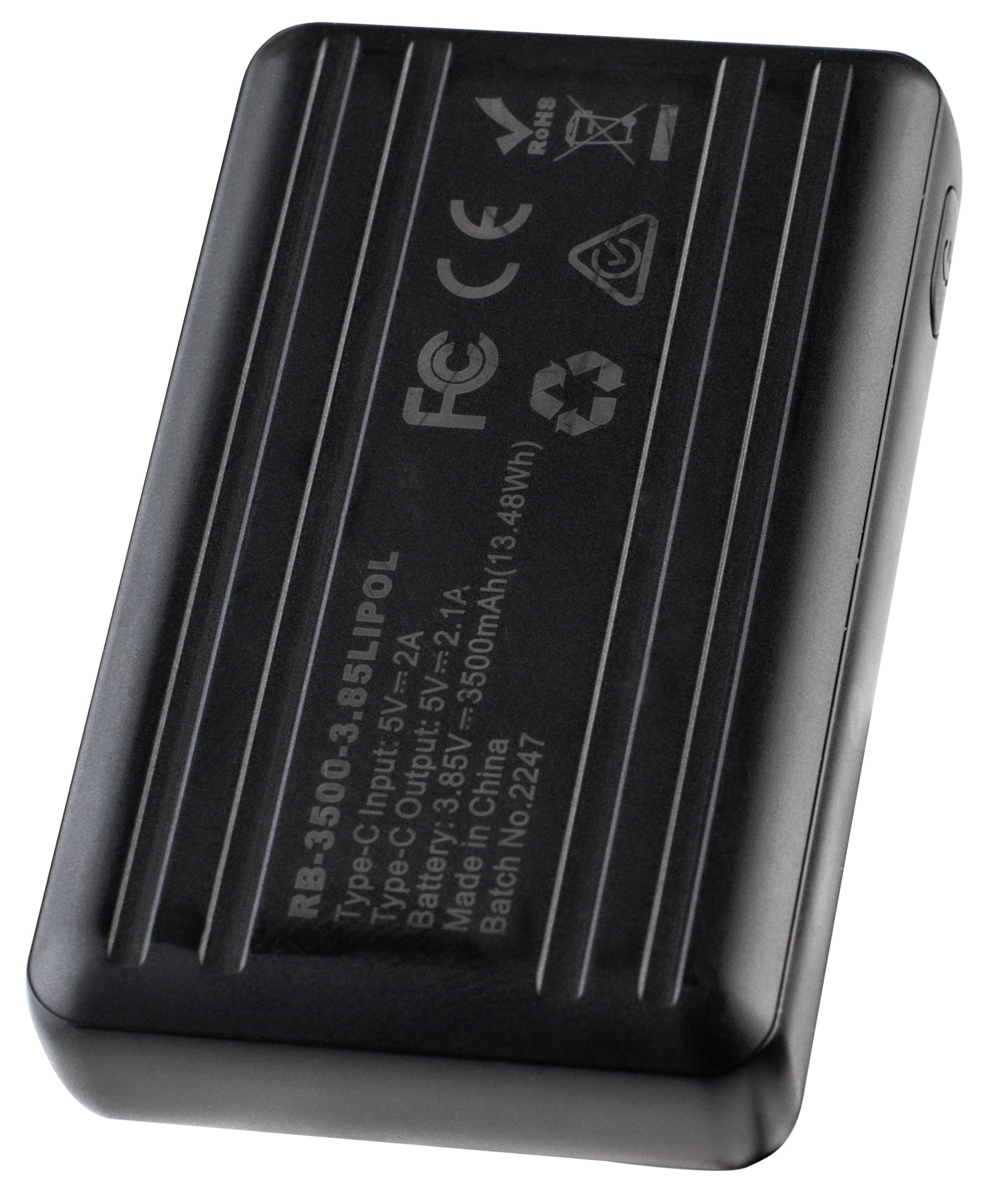 Additional/Replacement 3500mAh Hardshell 2PK Batteries w/ USB-C charging