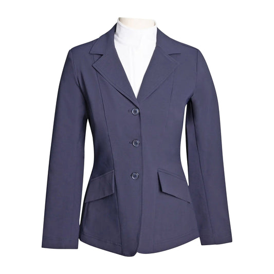 Grand Prix Girls EQJ 3 Button Show Jacket, Navy