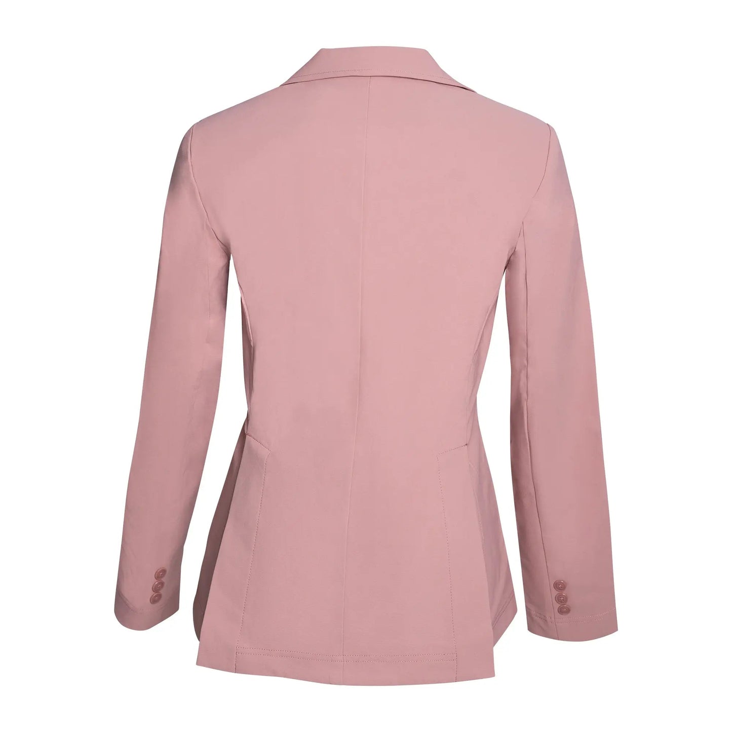 Grand Prix Ladies EQJ 3 Button Show Coat, NY Tech Fabric, Rose