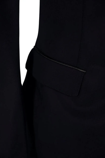 Grand Prix Saltare Dolce 3 Button Riding Show Jacket, Black
