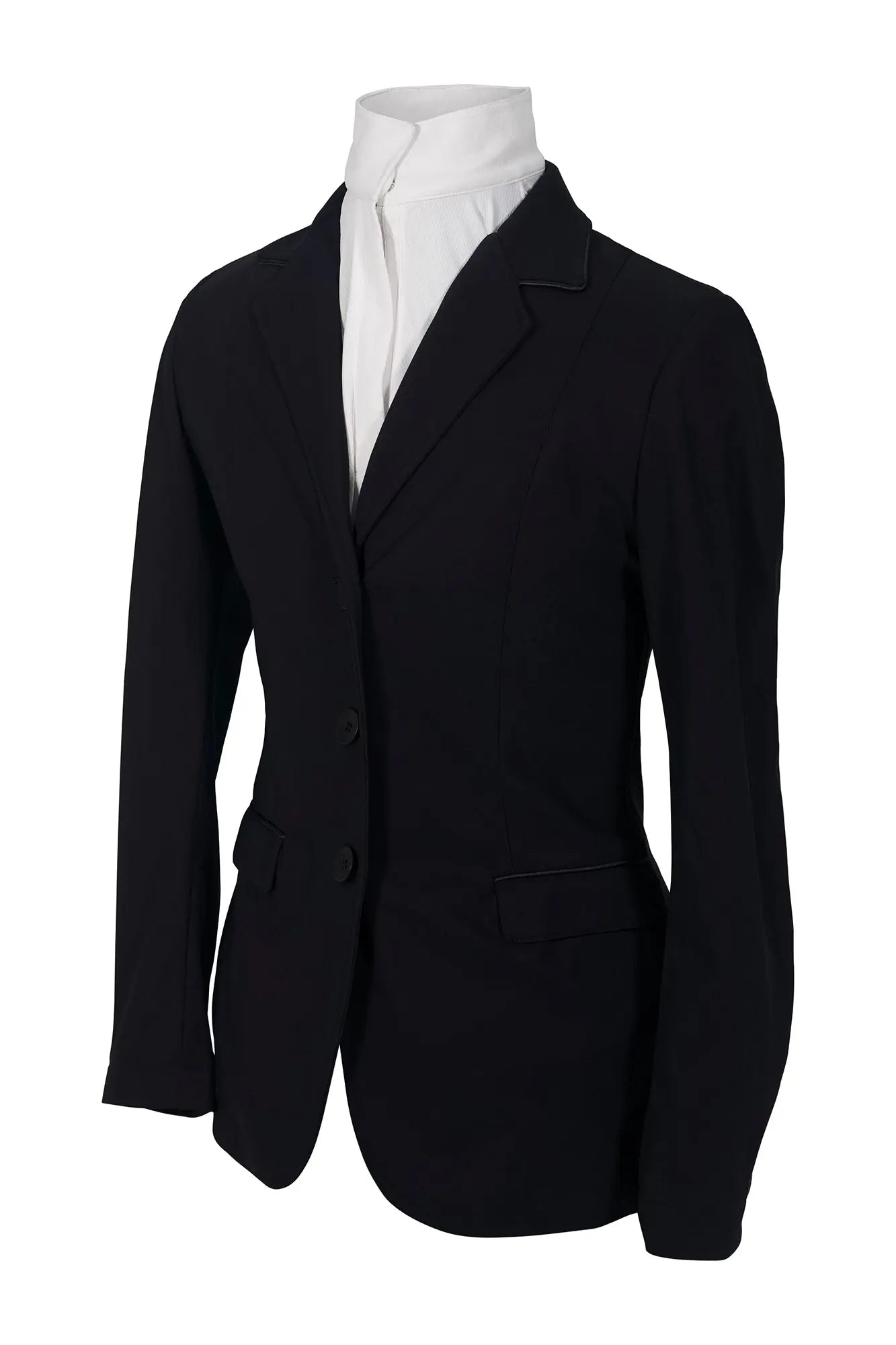 Grand Prix Saltare Dolce 3 Button Riding Show Jacket, Black