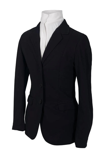 Grand Prix Saltare Dolce 3 Button Riding Show Jacket, Black