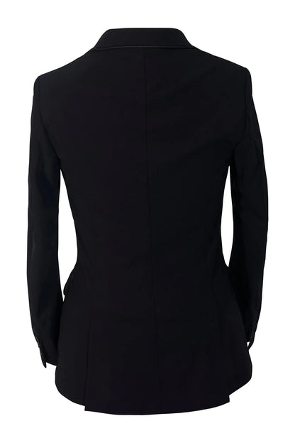 Grand Prix Saltare Dolce 3 Button Riding Show Jacket, Black