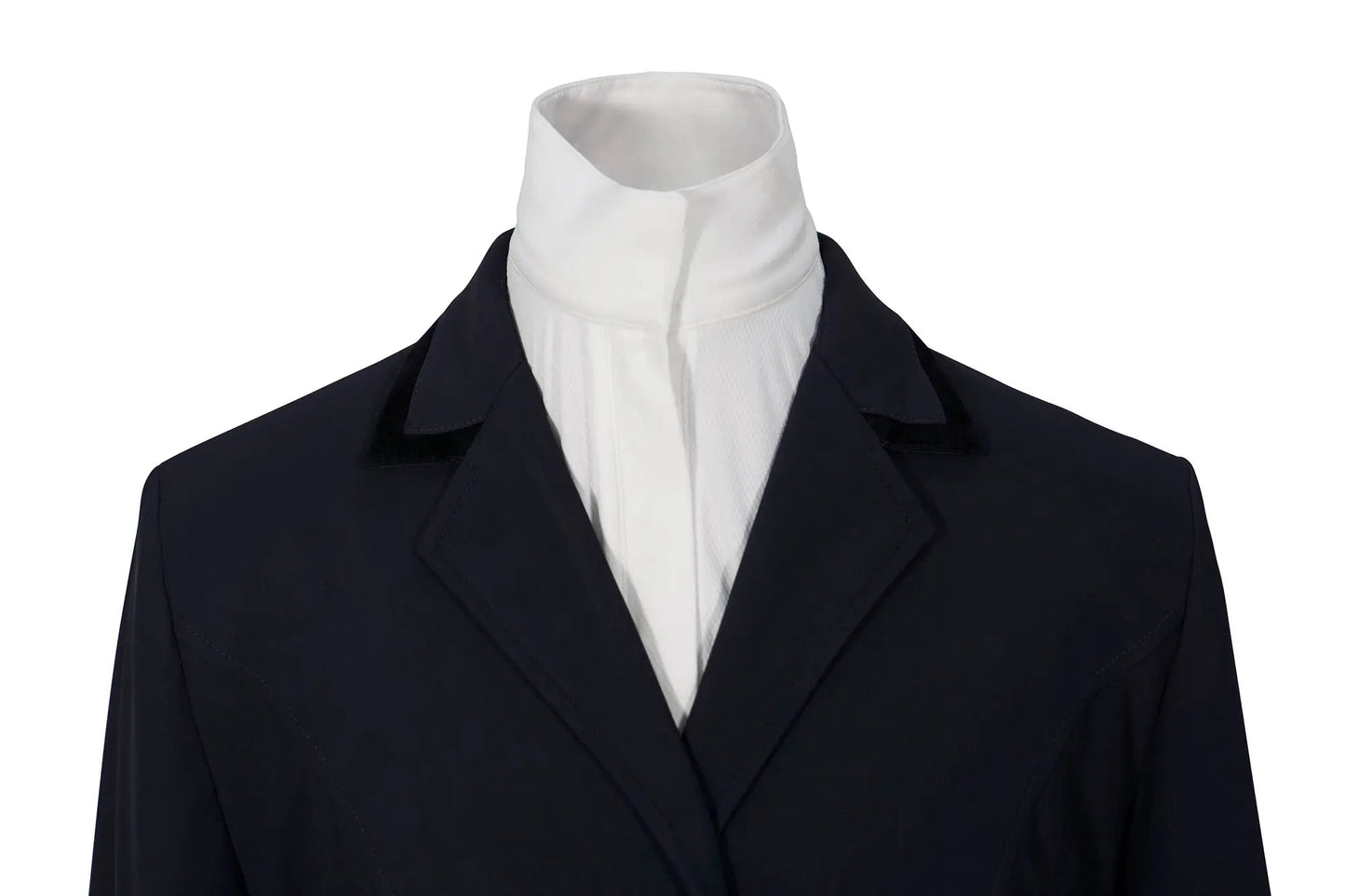Grand Prix Saltare Premio 4 Button Riding Show Coat, Navy with Black