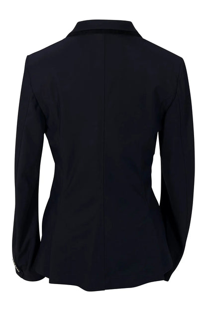 Grand Prix Saltare Premio 4 Button Riding Show Coat, Navy with Black