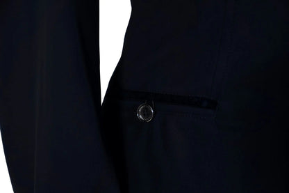 Grand Prix Saltare Premio 4 Button Riding Show Coat, Navy with Navy