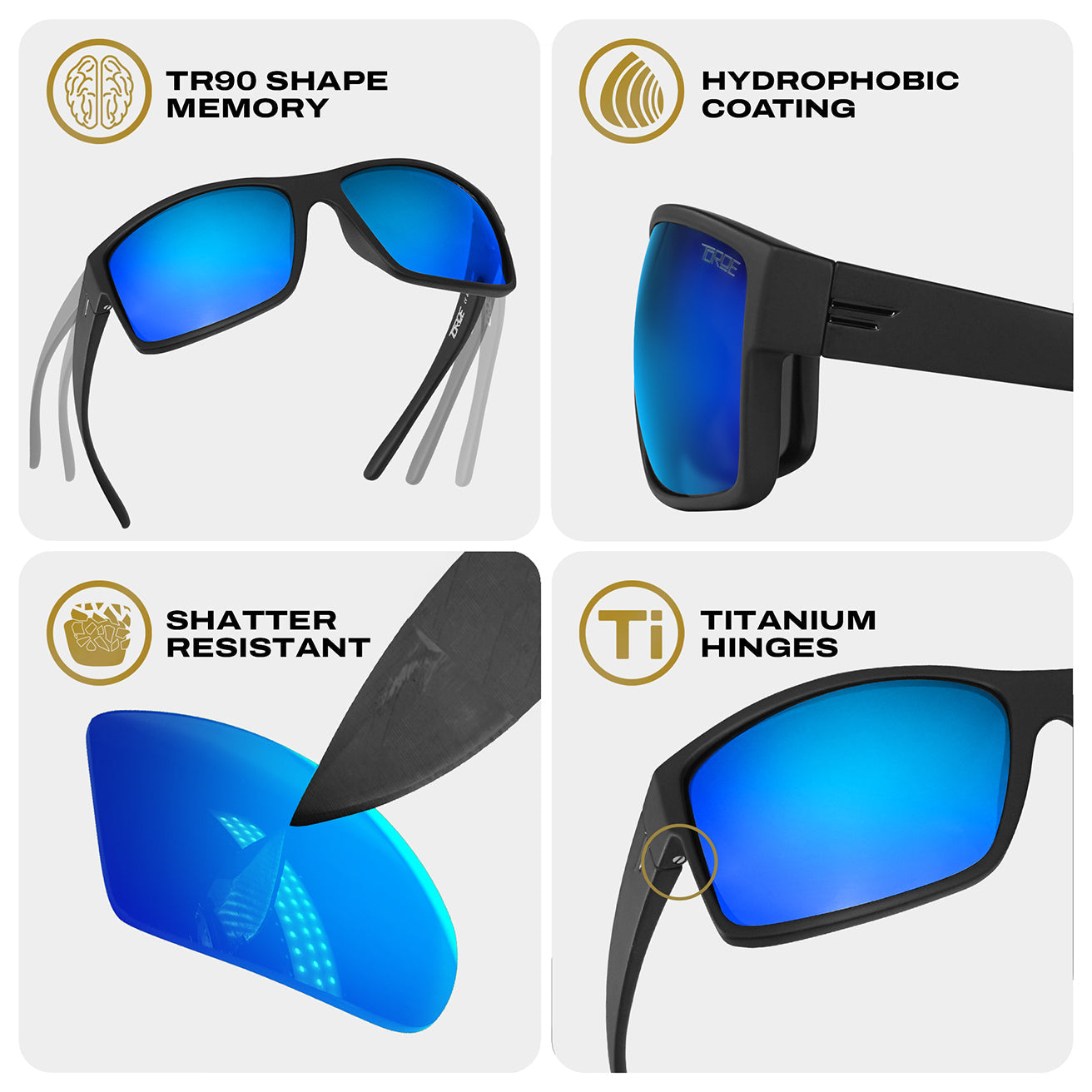 MOJAVE Blue Mirrored Polarized